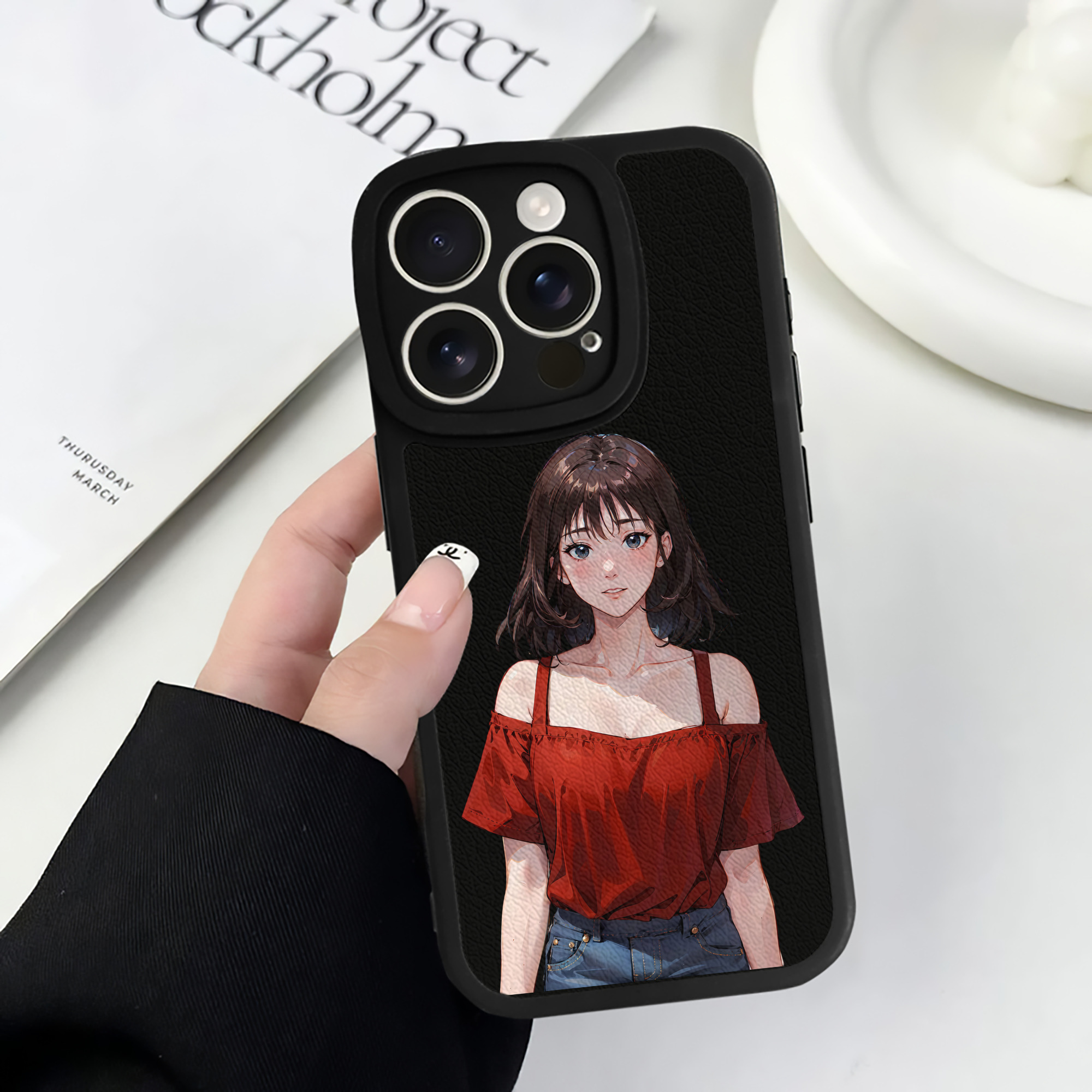 （画像用） SLAM DUNK／スラムダンク 【iPhone 16シリーズ対応】シリコンスマホケース（レザー調） 材質：シリコン